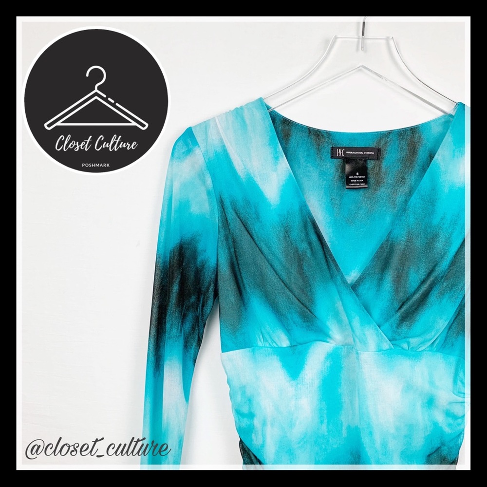 I.N.C. | Gauzy Mesh Top